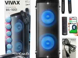 Vivax BS-1001 BS-1000 Bluetooth bezicni zvucnik 100W + karaoke