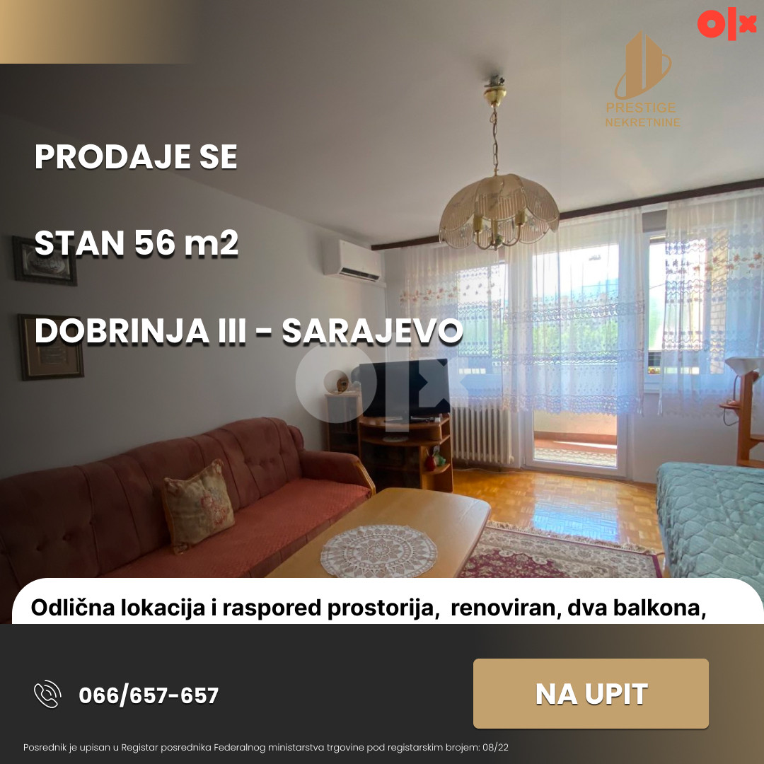 STAN 56 m2  - DOBRINJA III SARAJEVO
