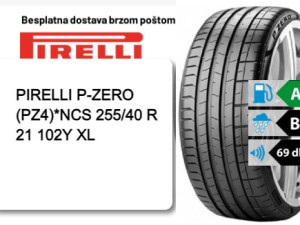 255/40 R 21 102Y XL PIRELLI P-ZERO (PZ4)*NCS