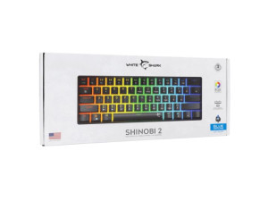 TASTATURA White Shark  SHINOBI-2 Crna - Mehanicka / US - PLAVI.SW
