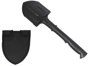 LOPATA FUNKCIONALNA MFH NYLON HANDLE CRNA