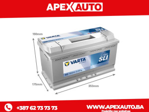 Akumulator VARTA 100Ah/830A 12V Dynamic SLI D+