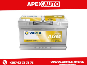 Akumulator VARTA 80Ah/800A 12V Start&Stop AGM D+
