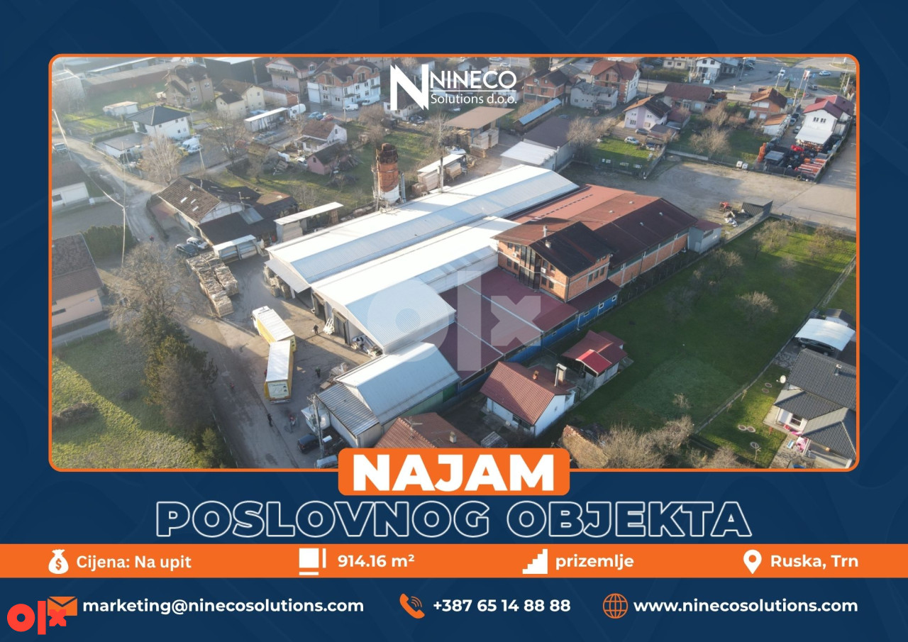 POSLOVNO-SKLADIŠNI OBJEKAT - TRN - 914.16 m2