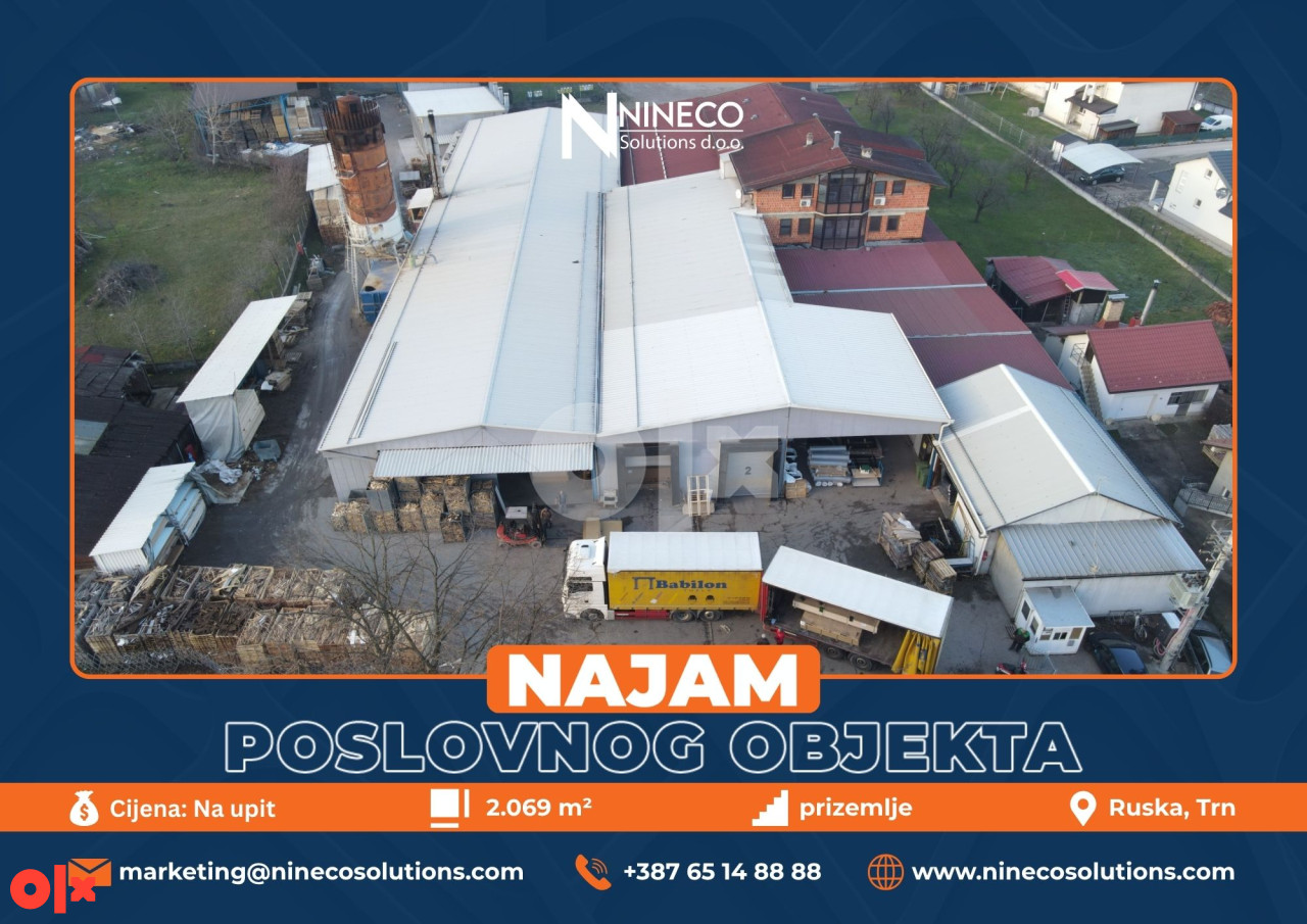 POSLOVNO-SKLADIŠNI OBJEKAT - TRN - 2.069 m2