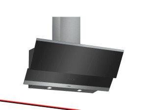 Bosch DWK095G60 Bosch Kuhinjska napa, zidna, 210 W, crno staklo