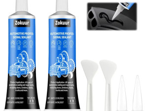 Zokuur ljepilo za karoseriju automobila, crno, ljepilo 2x100ml