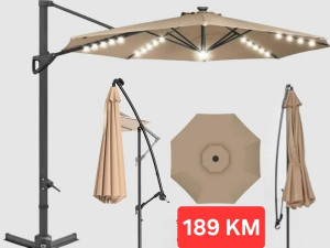 Suncobran viseci sa LED osvjetljenjem
