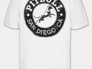 PIT BULL WEST COAST Majica SAN DIEGO CA white
