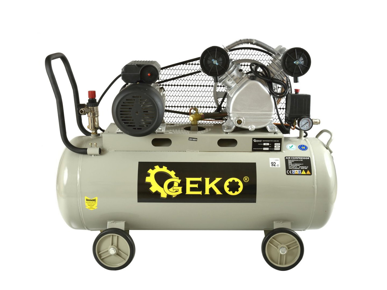 Kompresor Za Vazduh 100L 9bar 390l/min V-Twin G80309 Geko - Image 6