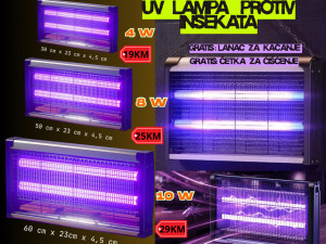UV LAMPA PROTIV KOMARACA LAMPA PROTIV INSEKATA 3 modela