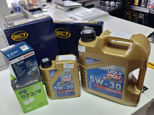 LIQUI MOLY 5W30 VW ARTEON MALI SERVIS ULJE I SVI FILTERI