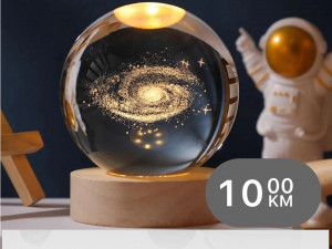 Lampa Galaxy ukrasna poklon staklena lampa svemir