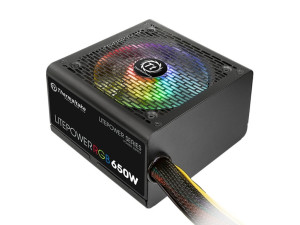 Thermaltake Litepower RGB 650WBlack RGB,6+2pin PCI-E Connector...