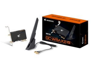 Gigabyte WIFI PCIe GCWBAX210Intel WIFI 6 AX210;2.4 5 6GHz; BL 5.2