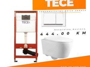 Ugradbeni vodokotlić Tece +WC šolja Veneto