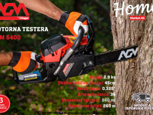 AKCIJA// AGM motorna pila testera motorka 5400