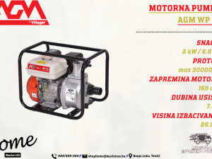 AGM motorna pumpa za vodu WP 30