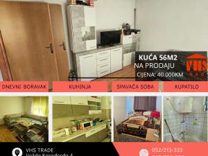 Kuća Skucani Vakuf, Sanski Most 56m2