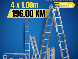 Multifunkcionalne ljestve merdevine sa 4 sekcije