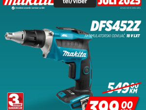 Makita Akumulatorski odvijač sauber DFS452Z