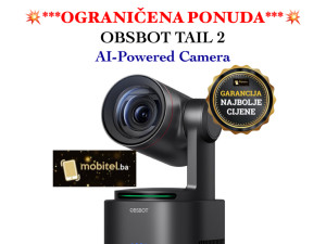 Obsbot Tail 2 Produkcijska kamera AI-Powered PTZR 4K Live