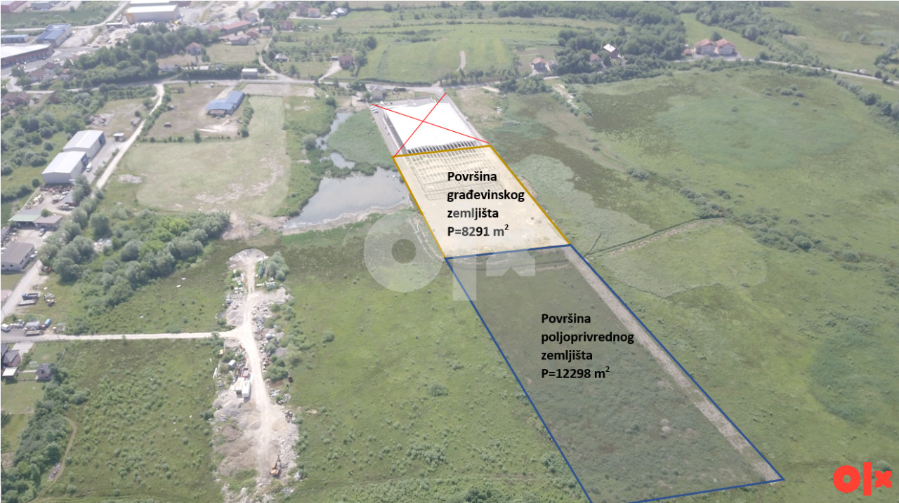 Skladišta i hale Bihać 2000m2