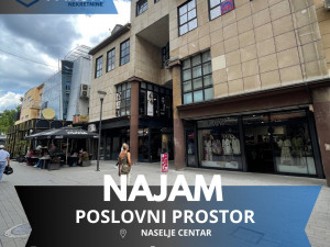 Iznajmljuje se poslovni prostor u strogom centru grada