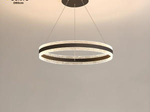 LUSTER SAFELUX DORA-B - CRNI - 60CM - 3 BOJE OSVJETLJENJA