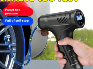 Digitalna elektricna pumpa za auto motor mini kompresor sa lampom