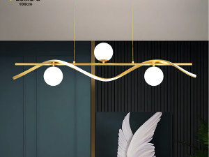 LUSTER VISILICA SAFELUX LUME-G - ZLATNA - 3 BOJE OSVJETLJENJA