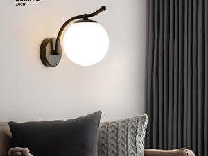 ZIDNA LAMPA SAFELUX LUMA-B - CRNA