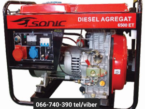 AGREGAT SONIC SA6500 ET 5.5kw TROFAZNI DIZEL