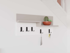 AKCIJA!!! 48 KM Vješalica Harmon light mocha-bijela