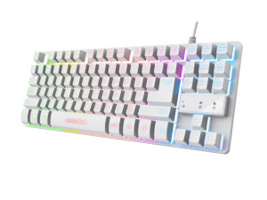 Gaming tastatura Trust GXT833W Thado TKL bijela, US