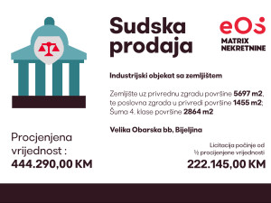 SUDSKA PRODAJA - Industrijski objekat Bijeljina