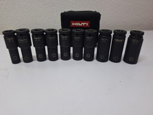 HILTI Set celicnih kovanih udarne gedore 10kom 1/2" 1/2