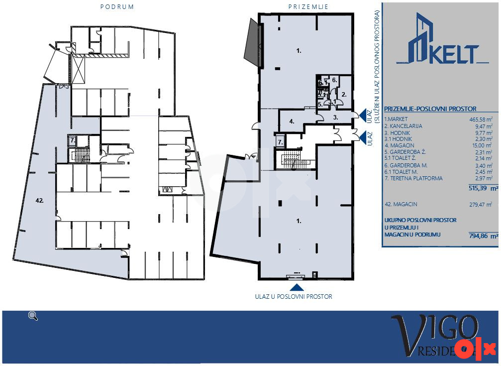 PRODAJA - Poslovni prostor Banja Luka 515m2 2