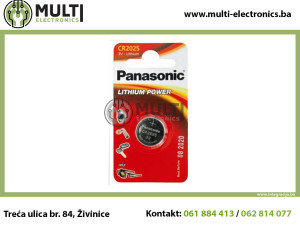PANASONIC baterije CR-2025EL1B Lithium Coin