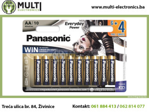 PANASONIC baterije LR6EPS10BW 64F Alkal. Everyday Power