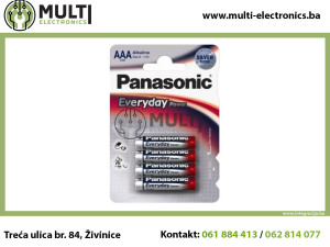PANASONIC baterije LR03EPS4BP Alkaline Everyday Power