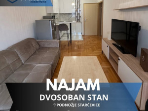 Iznajmljuje se stan namjesten, podnožje Starčevice