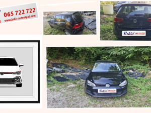 VW GOLF VII ZADNJI BRANIK KARAMBOLKA DIJELOVI OTPAD BRKIĆ