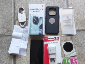 Xiaomi Redmi Note 14 Pro+ 5G 12+12/512 garancija 2/2027