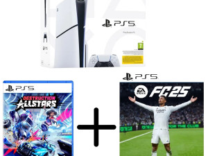 Playstation 5 Slim+EA Sports FC 25 PS5+Destruction Allstars Fifa
