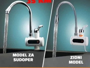 Česma na struju električna usadna zidna  instant česma