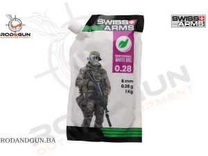 AIRSOFT KUGLICE / MUNICIJA 0.28 - 1KG SWISS ARMS