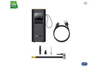 Prijenosna auto pumpa kompresor sa LED svijetlom BASEUS 043410