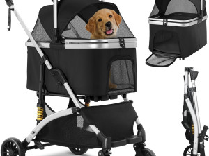 Sklopiva kolica za kućne ljubimce, za pse, mačke