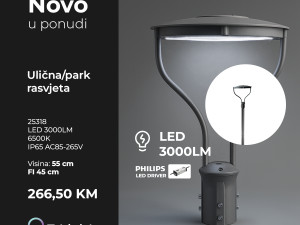 Ulična rasvjeta (park rasvjeta) KAPA PHILIPS LED DRIVER